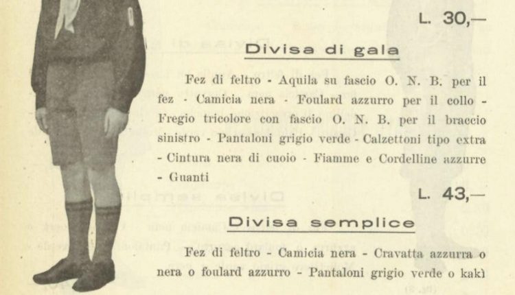 Bagnoli-vita-scolastica-1932-balilla divise
