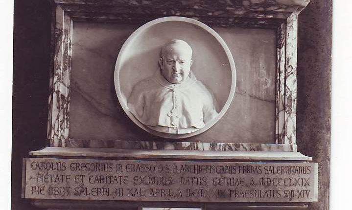 DIOMEDE PATRONI-monumento dell’Arcivescovo Gregorio Maria Grasso-Duomo di Salerno-1936-37